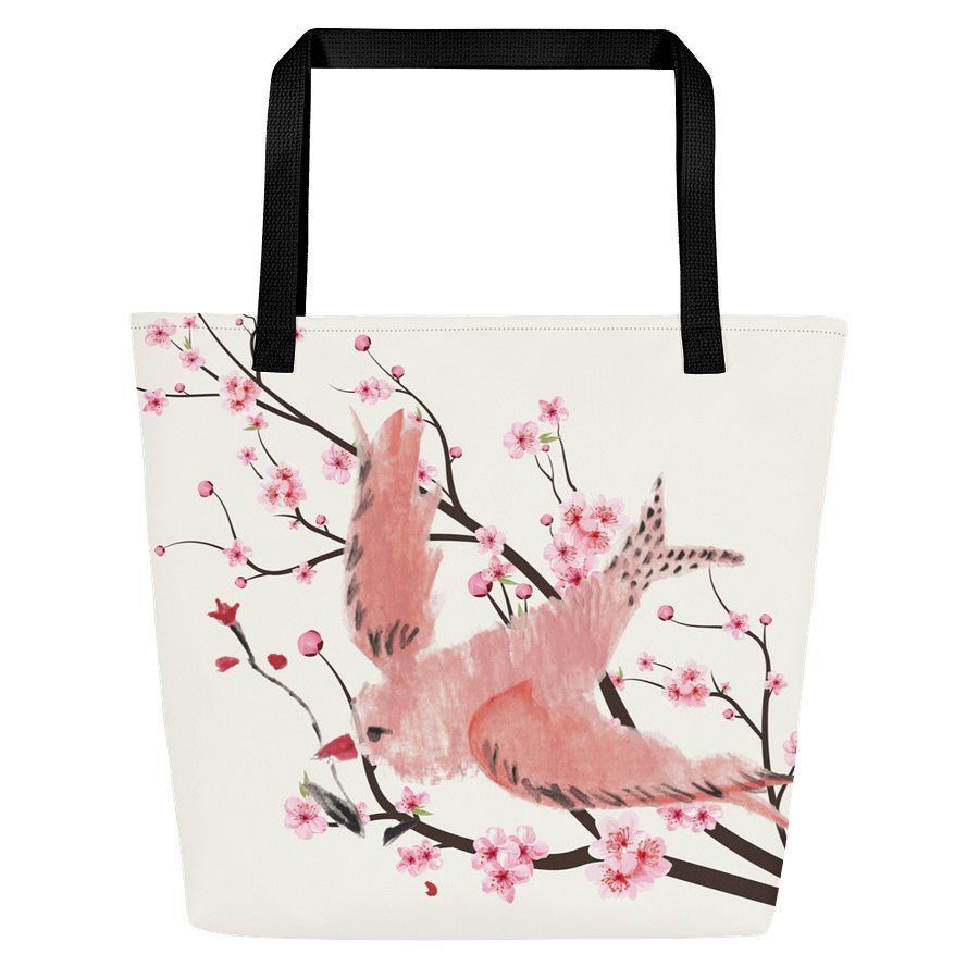 Symmetrical Blossom Birds Tote Bag product image (7)