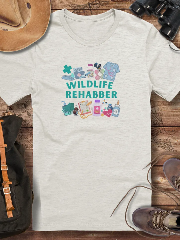 Wildlife Rehabber Tee, Wildlife Lover Gift, Wildlife Rescue T-shirt product image (1)
