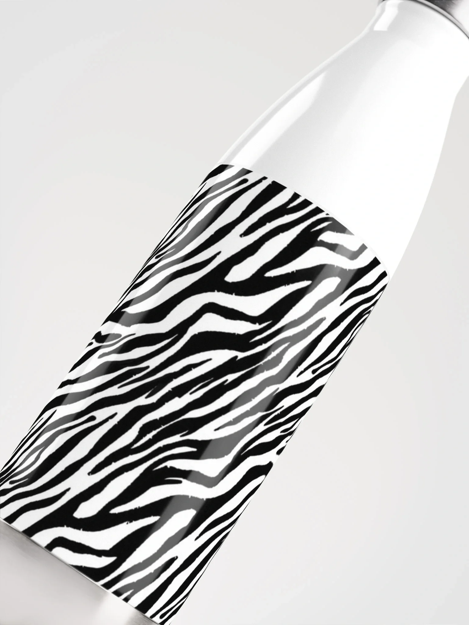 Zebra Stripes Stainless Steel Water Bottle product image (5)
