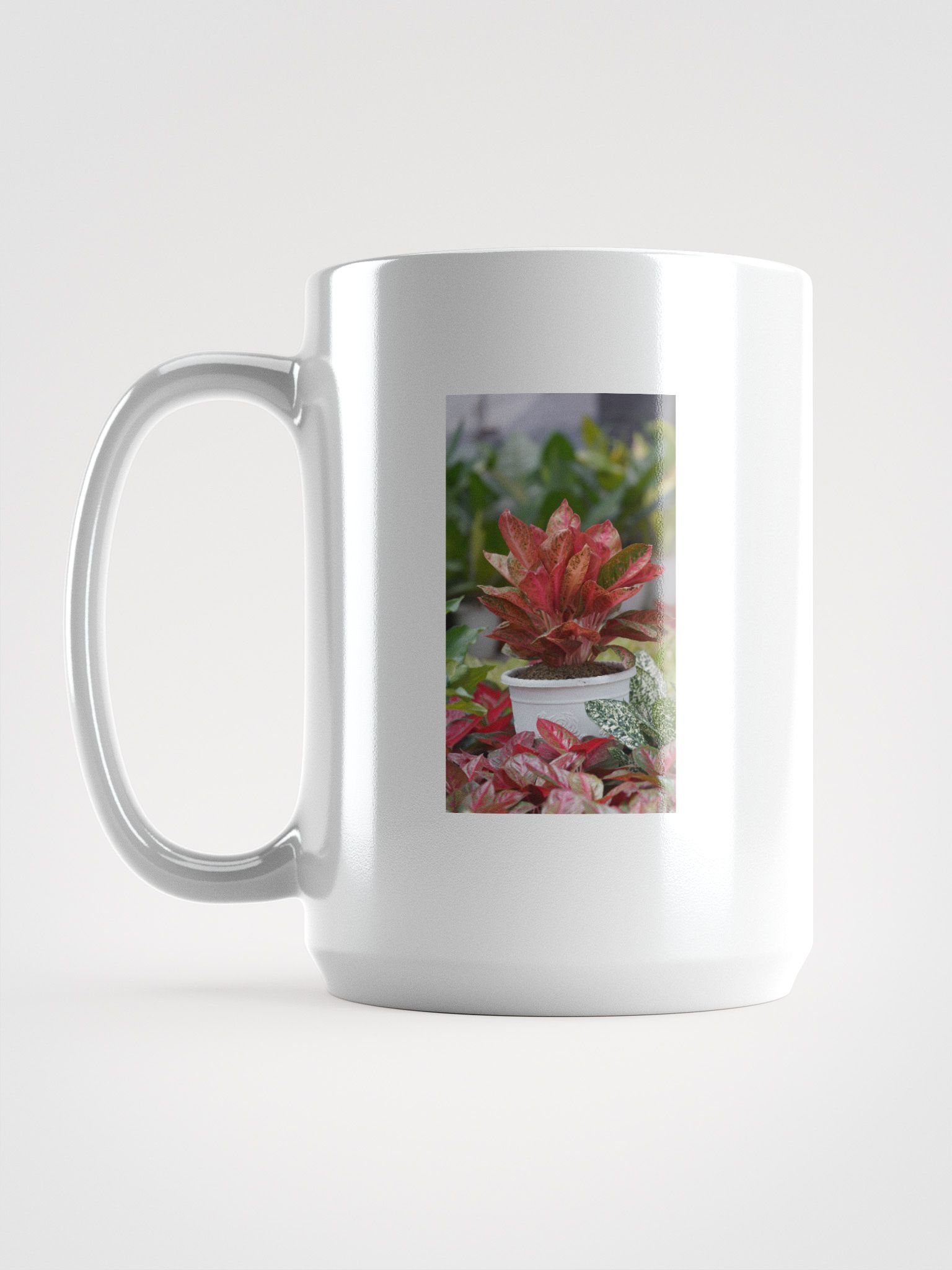 Vibrant Foliage White Glossy Mug product image (6)