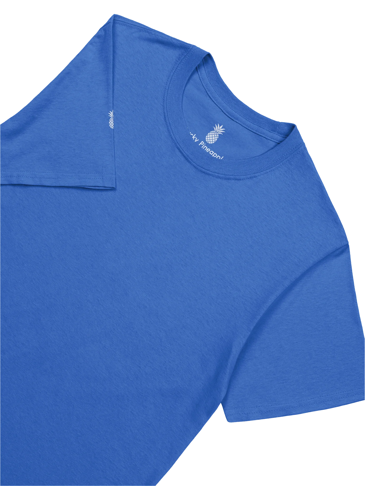 Relaxed Fit Lightweight Lucky Pineapple® Minimalist Sleeve Solid Color Unisex T-Shirt (Blue Colors) product image (39)