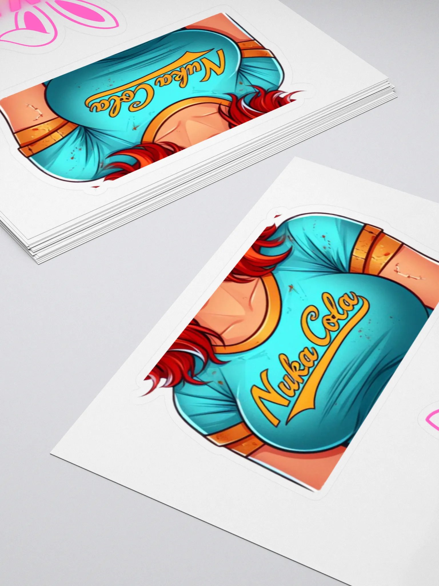 T-Shirt and Bunny Ear Logo Stickers product image (10)