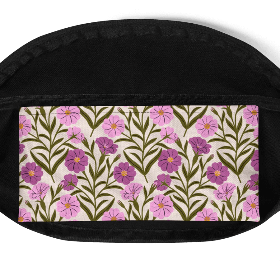 Corncockle Bouquet - Pink and Forest Green - Fanny Pack product image (9)