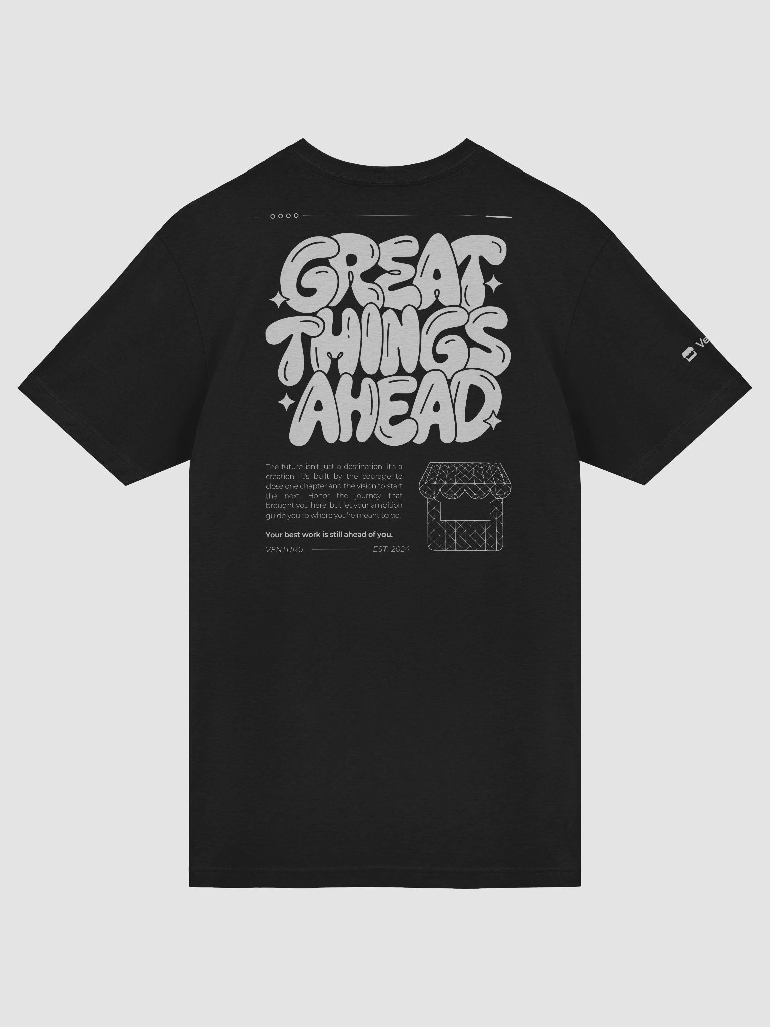 Great Things Ahead Dark Tee product image (6)