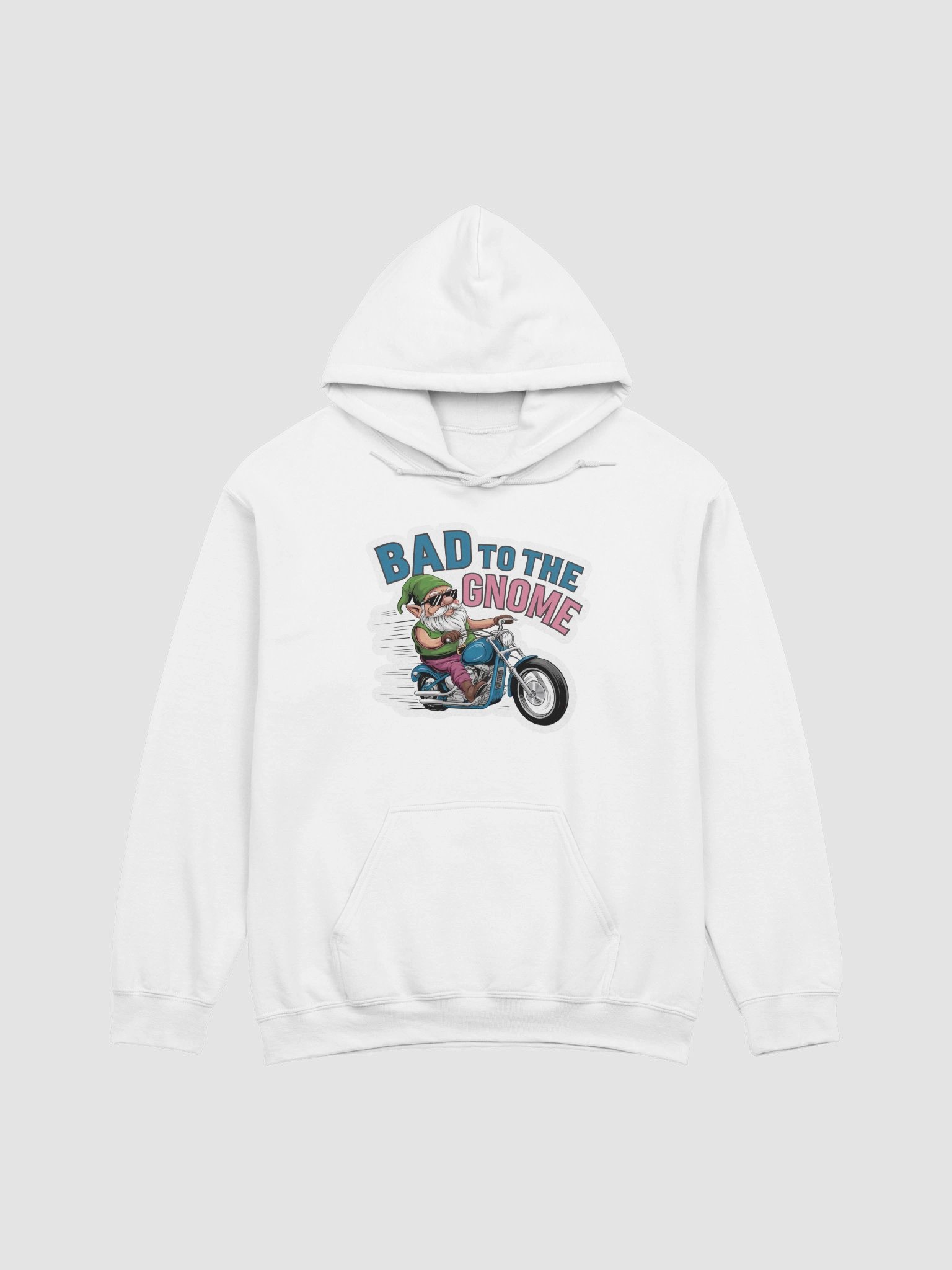 Bad to the Gnome Motorcycle Hoodie product image (1)