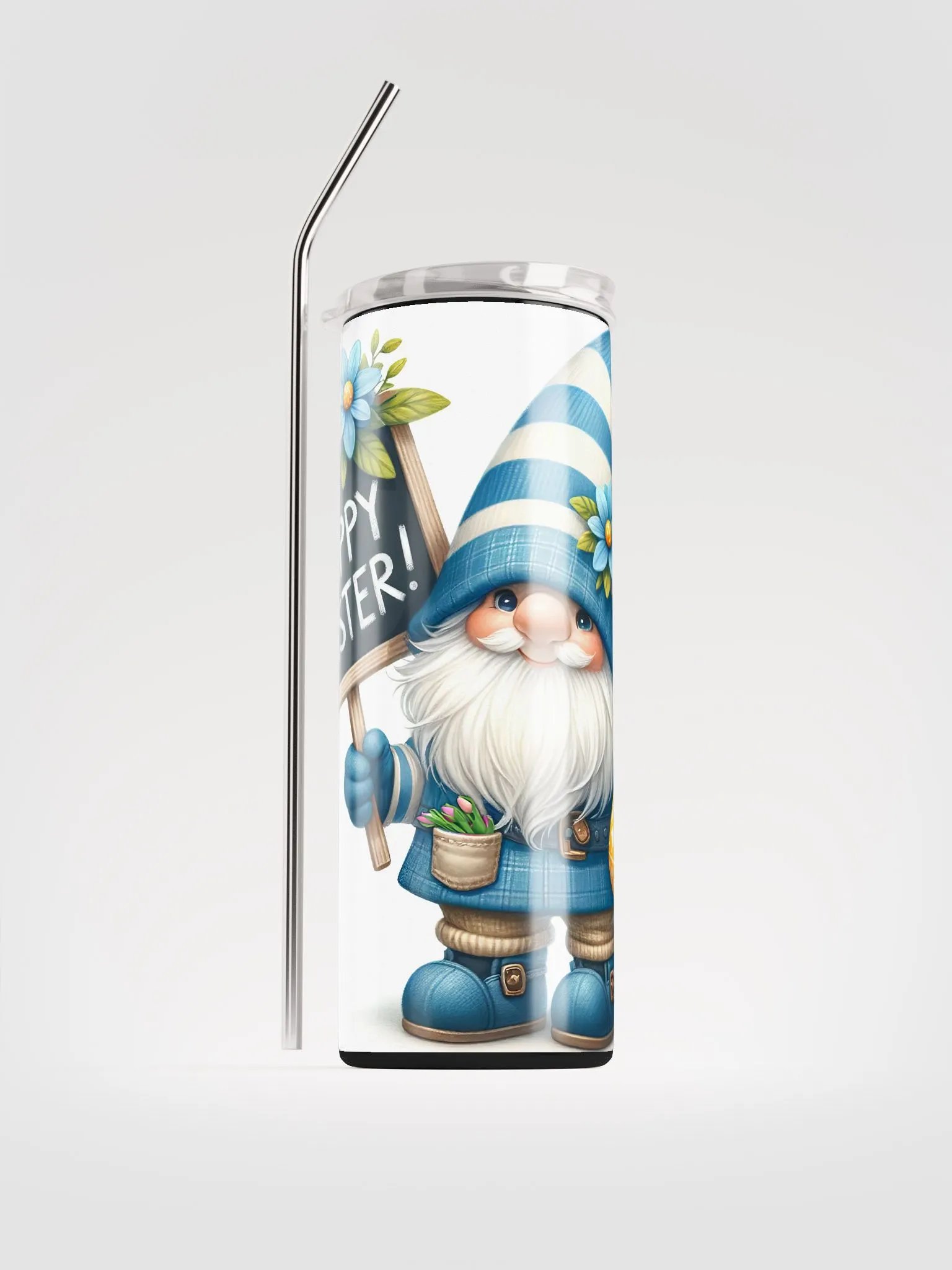 Easter Gnome Stainless Steel Tumbler product image (1)