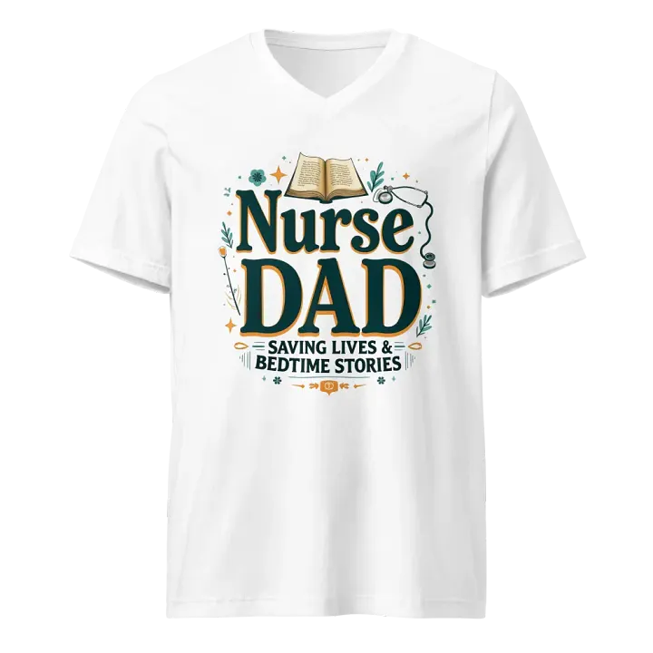Nurse Dad Saving Lives Tee product image (1)