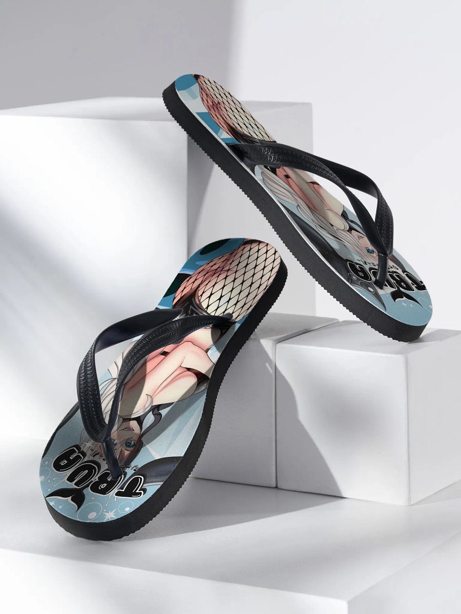 Orca Waifu Anime Flip-Flops product image (2)