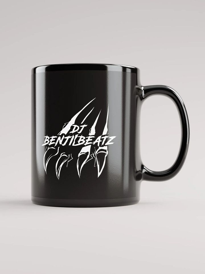 "DJ Benji Beatz Claws Logo" Black Glossy Mug product image (1)
