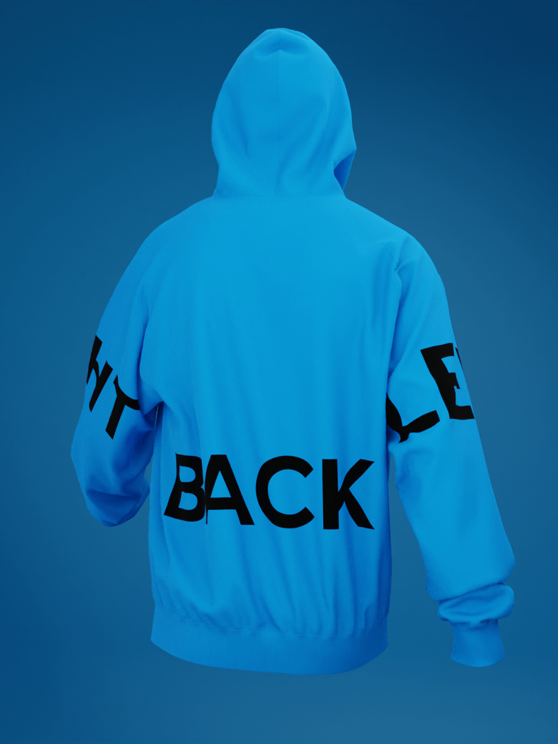 Hoodie with no zip Walking and 360 Animation product image (3)