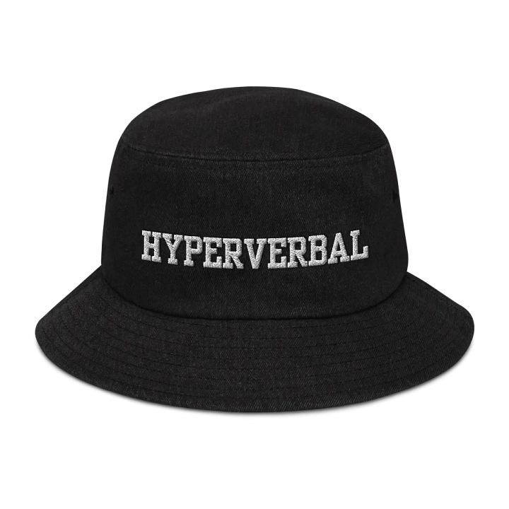 HYPERVERBAL denim bucket hat product image (1)