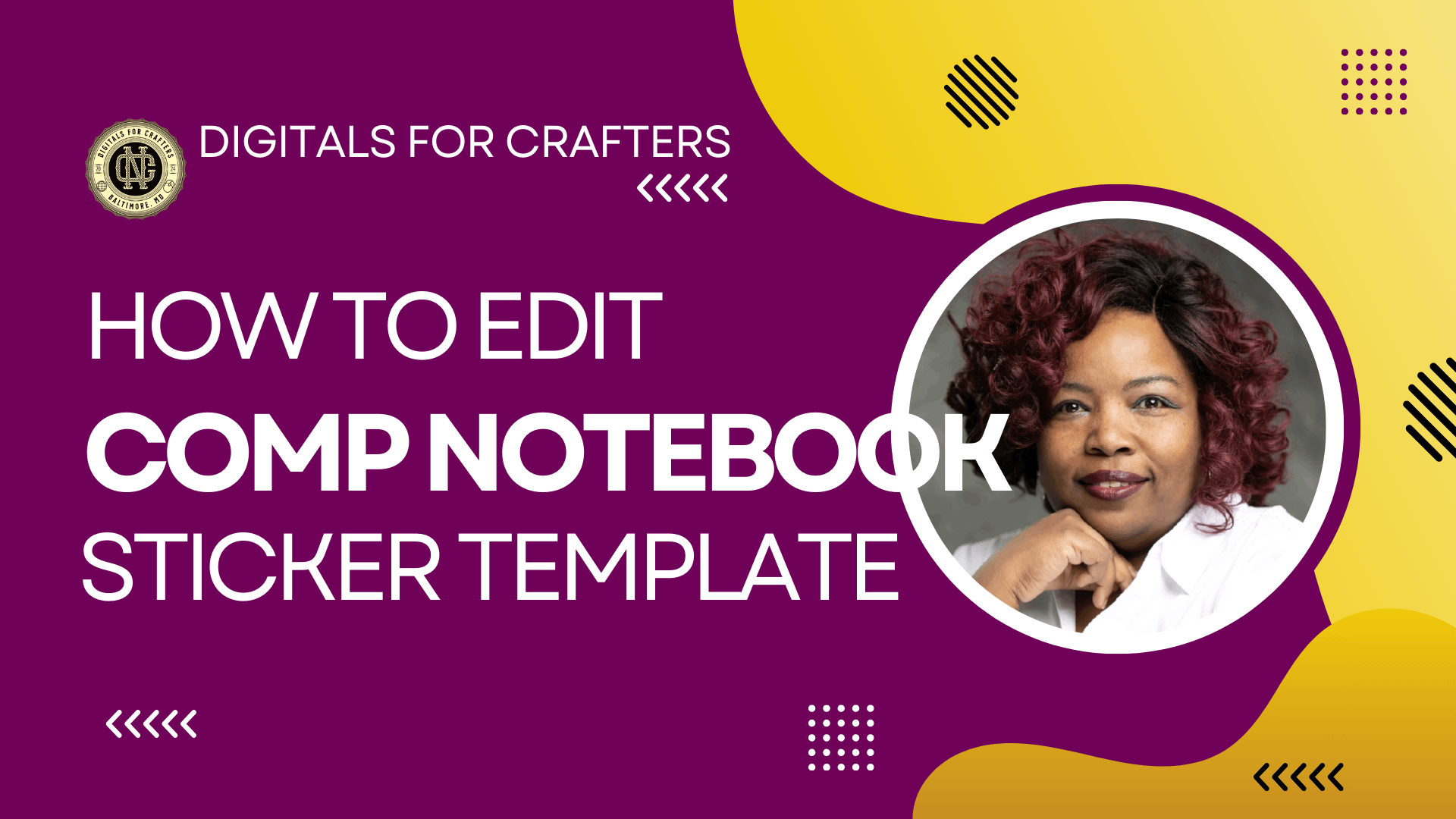 Editable Template - Composition Notebook Cover product image (4)