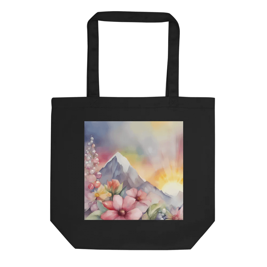 Colorful Mountain Rest, Organic Cotton Twill Tote Bag product image (5)
