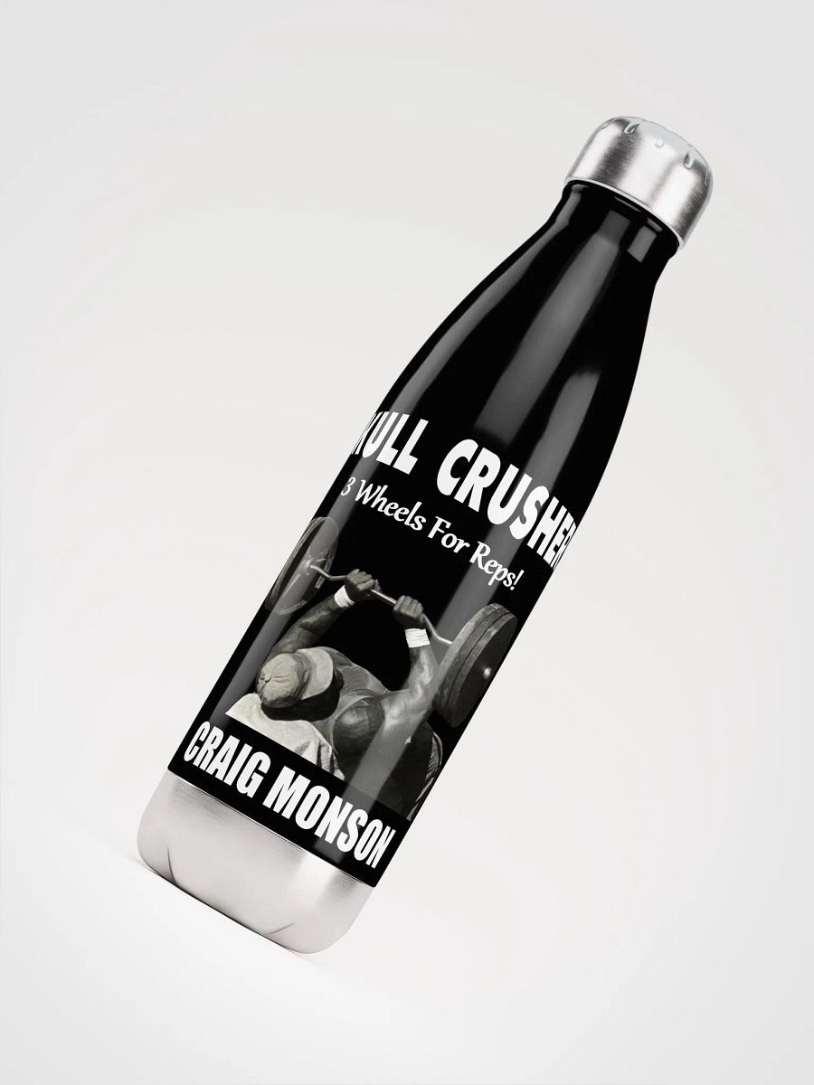 Craig Monson Three Wheels For Reps! Stainless Steele Water Bottle product image (4)