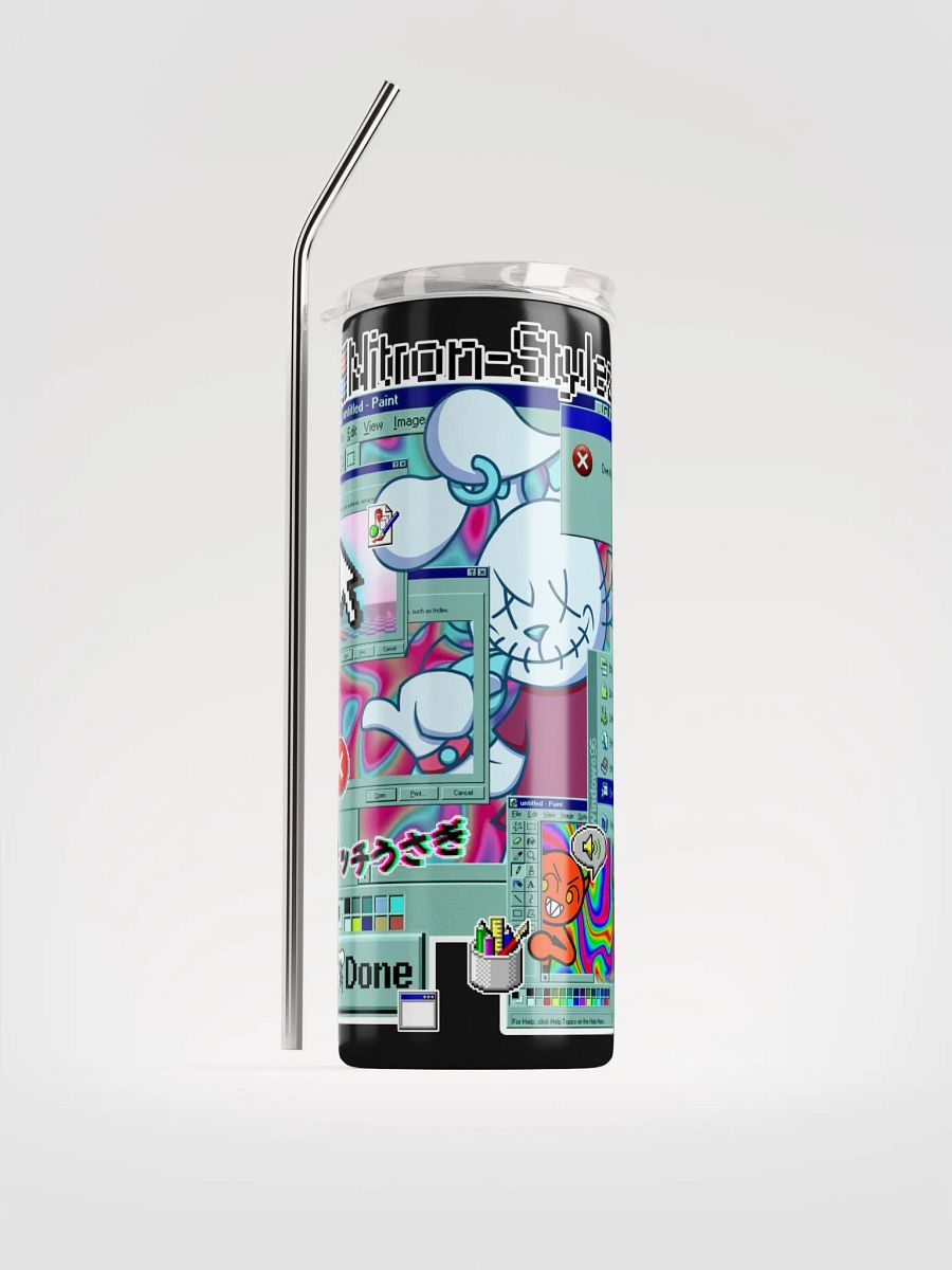 Wave 6 - Window Split Stainless Steel Tumbler product image (2)