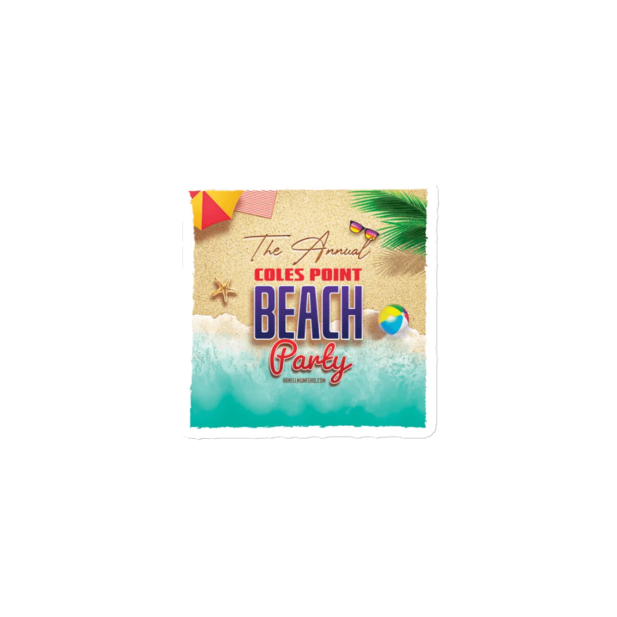 Coles Point Beach Party Magnet product image (1)