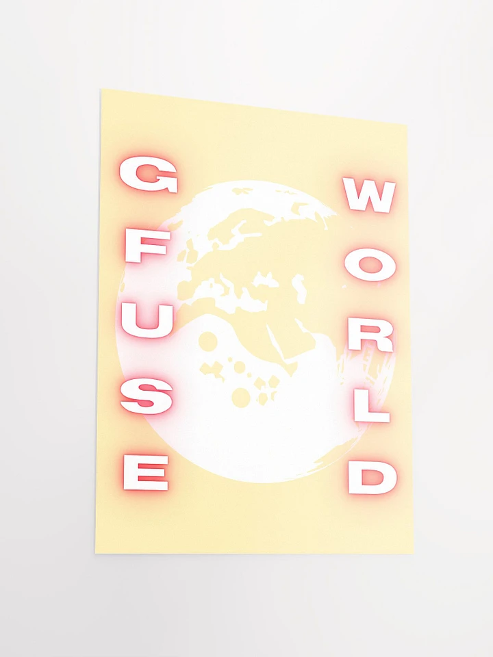 GFuse World Poster | Sand Red product image (1)