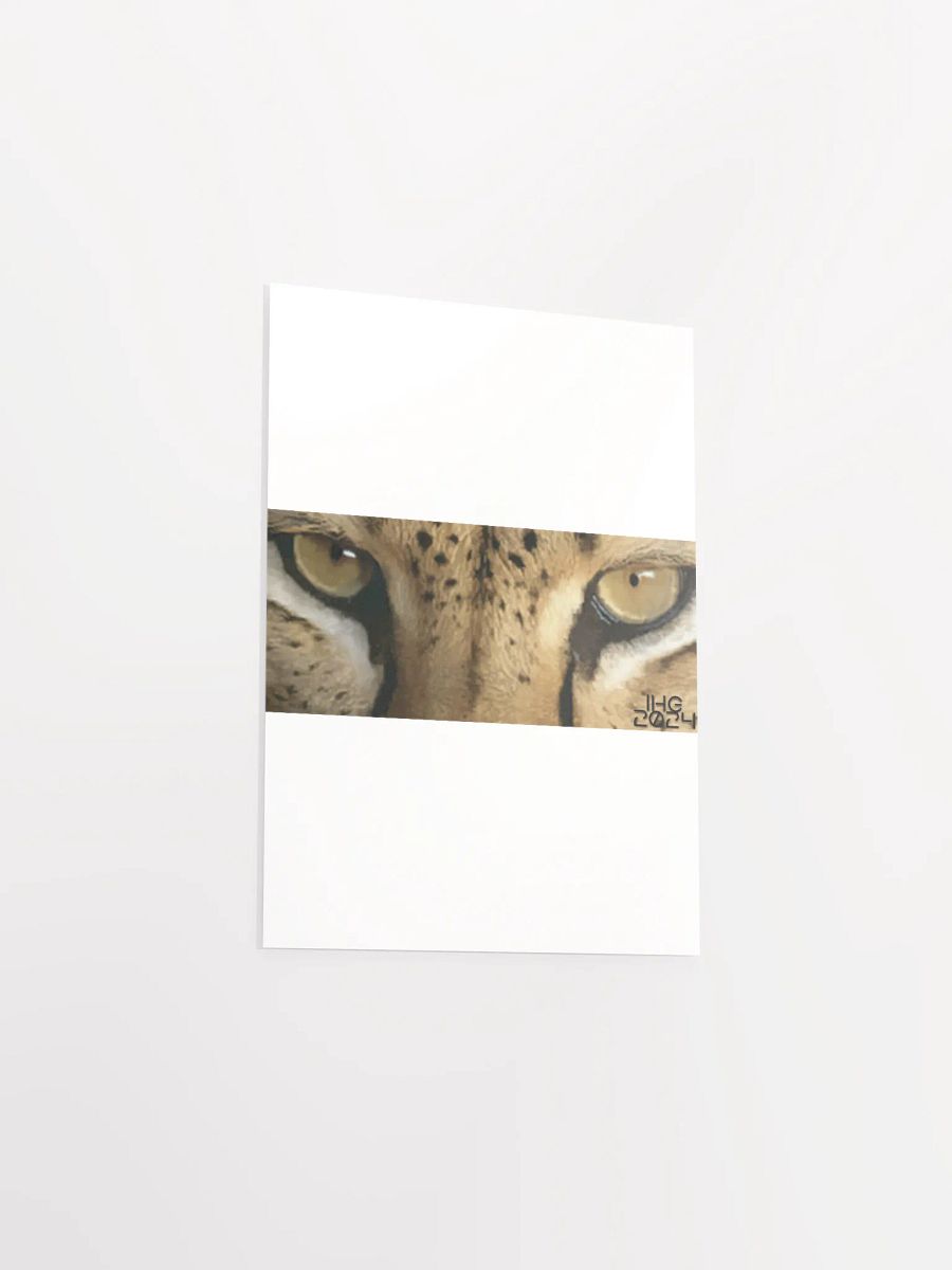 Cheetah Eyes Digital Drawing Matte Poster product image (20)