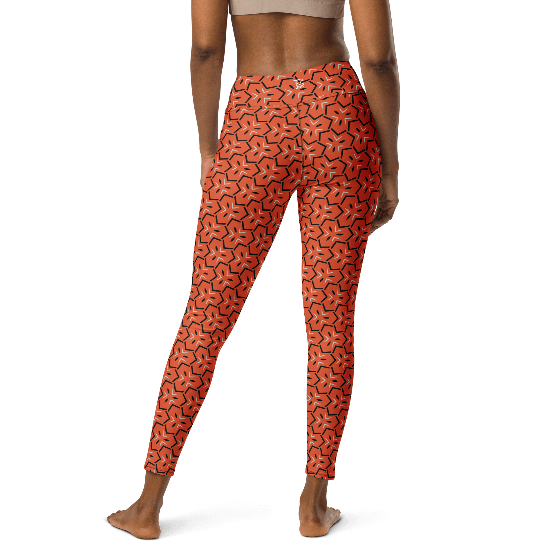 Onyx & Ember Geometric Print Yoga Leggings product image (2)