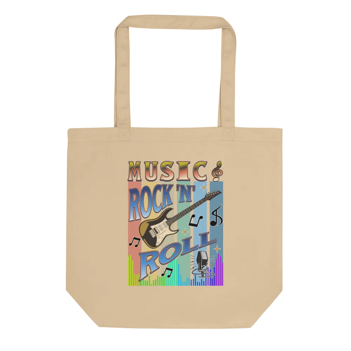 Music Rock N Roll Guitar Collage Tote Bag product image (1)