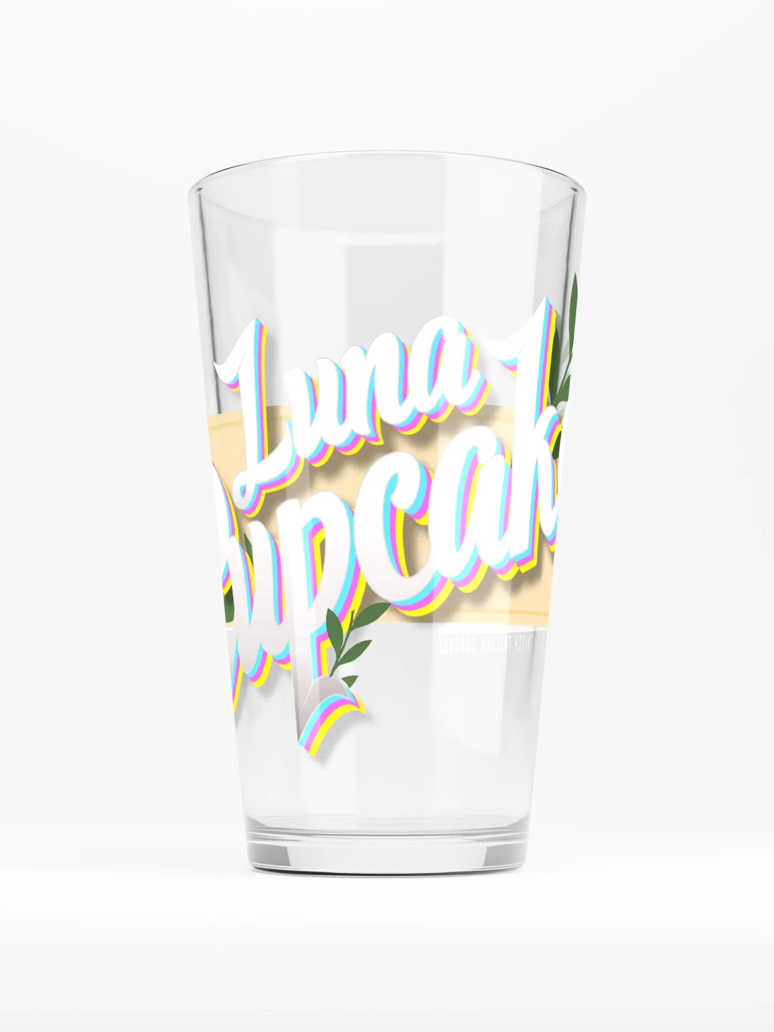 Luna Cupcake Pint Glass product image (1)