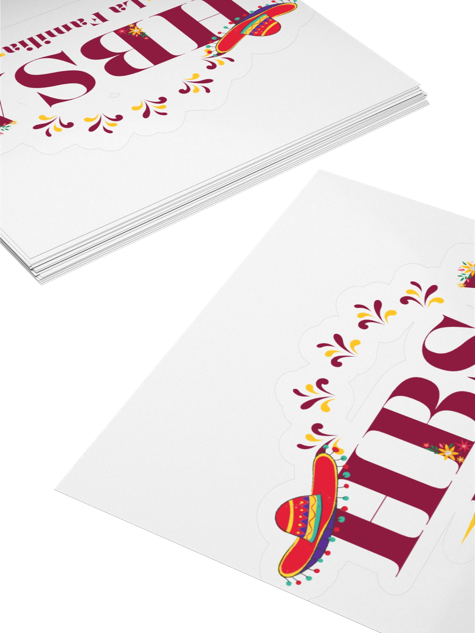 Fiesta Sombrero Kiss Cut Stickers product image (13)
