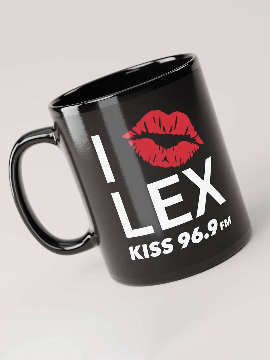 I KISS LEX Black Ceramic Mugs ( 2 Sizes ) product image (3)