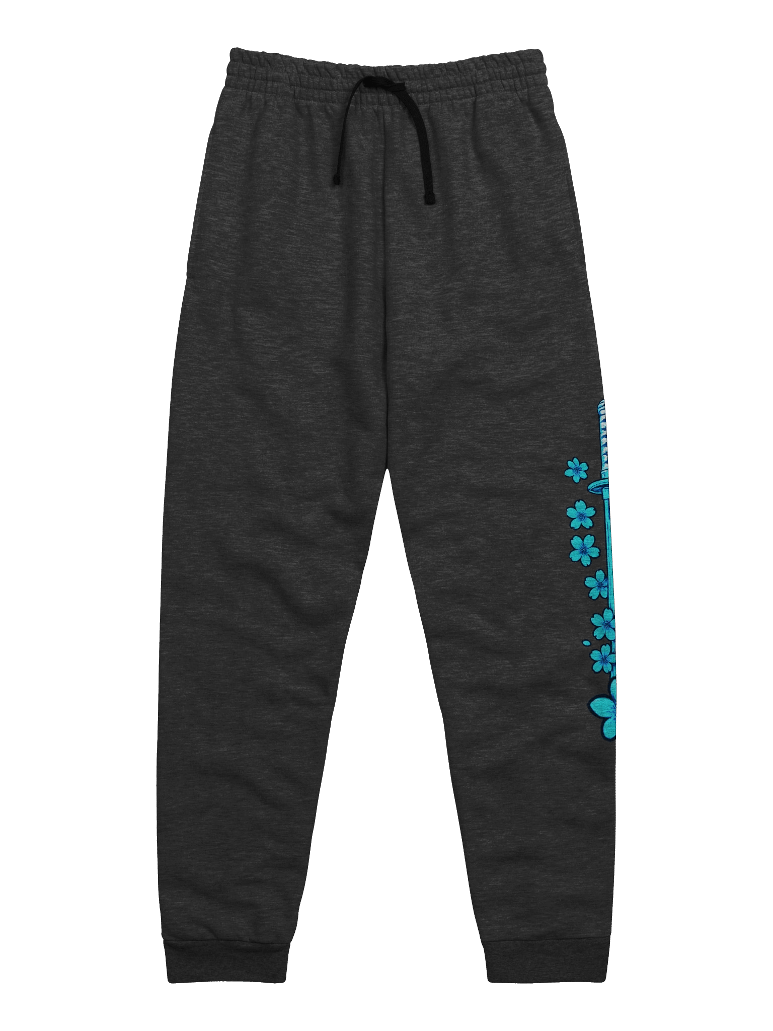 Blue Katana Blossom Joggers product image (11)