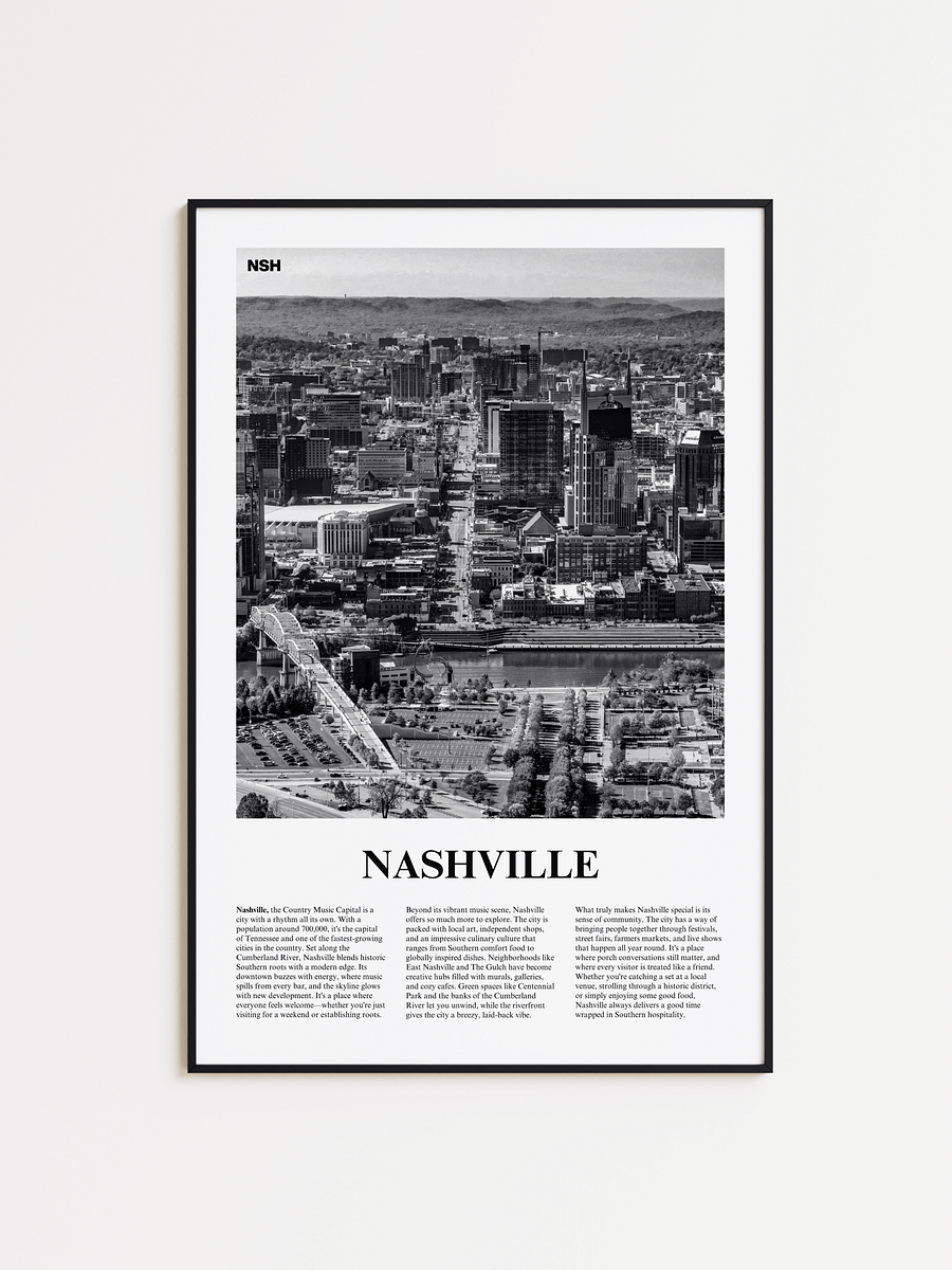 Nashville 01 Newspaper Poster product image (1)