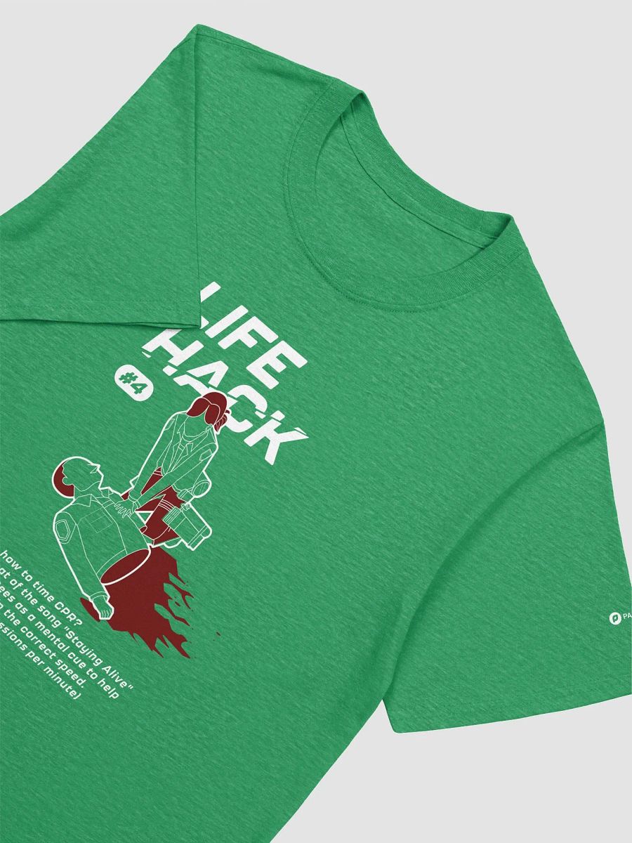Random Life Hack #4: Timing CPR - Unisex Tee product image (3)