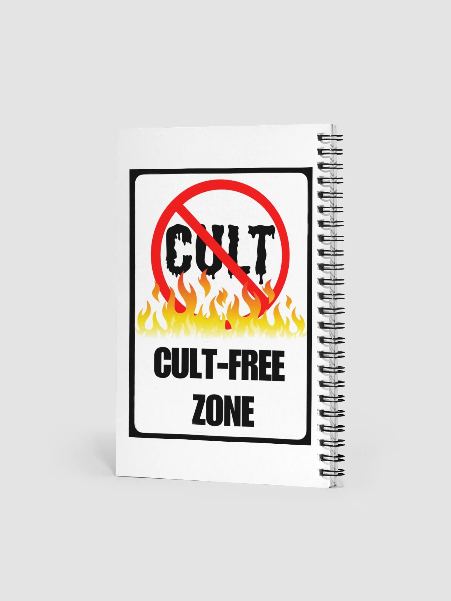 CULT-FREE ZONE Notepad product image (2)