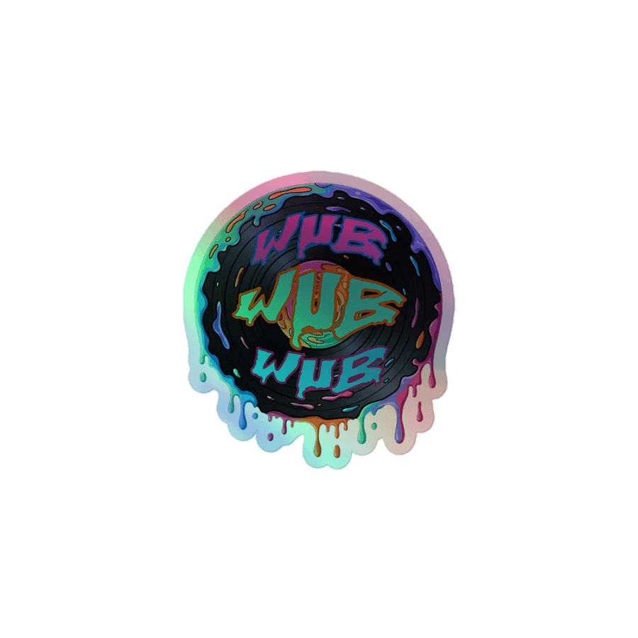 Wub Wub Holographic 3" Sticker product image (1)