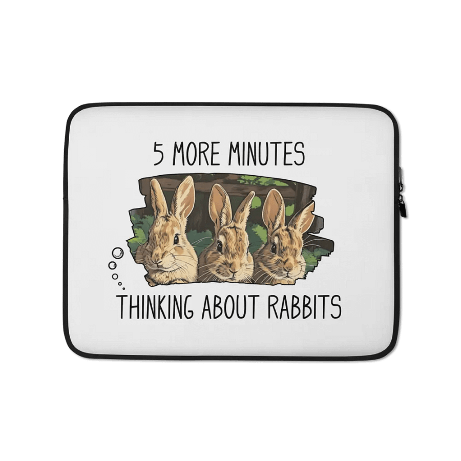 Funny Rabbits Laptop Sleeve product image (1)