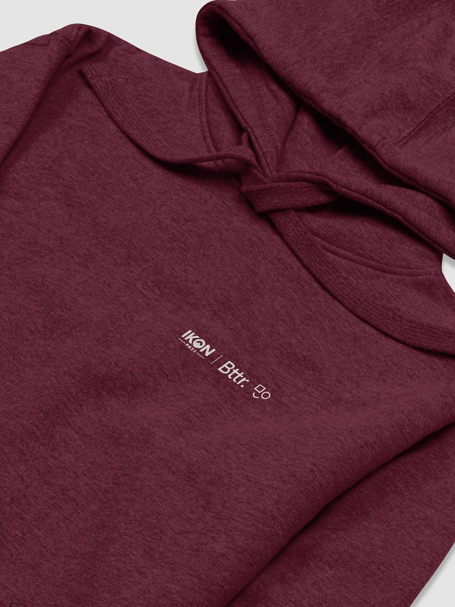 Ikon x Bttr Hoodie Maroon product image (3)