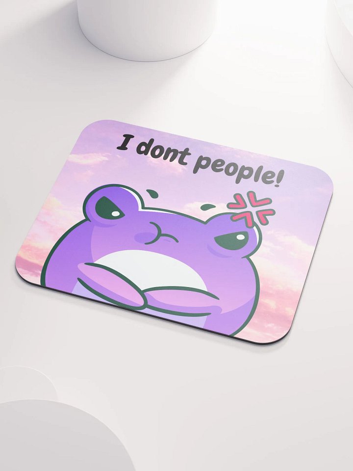 I dont people mouse pad product image (2)