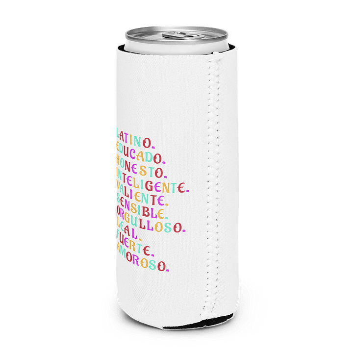 Yo Soy I Am Vibrant Latino Adjectives Can Cooler product image (2)