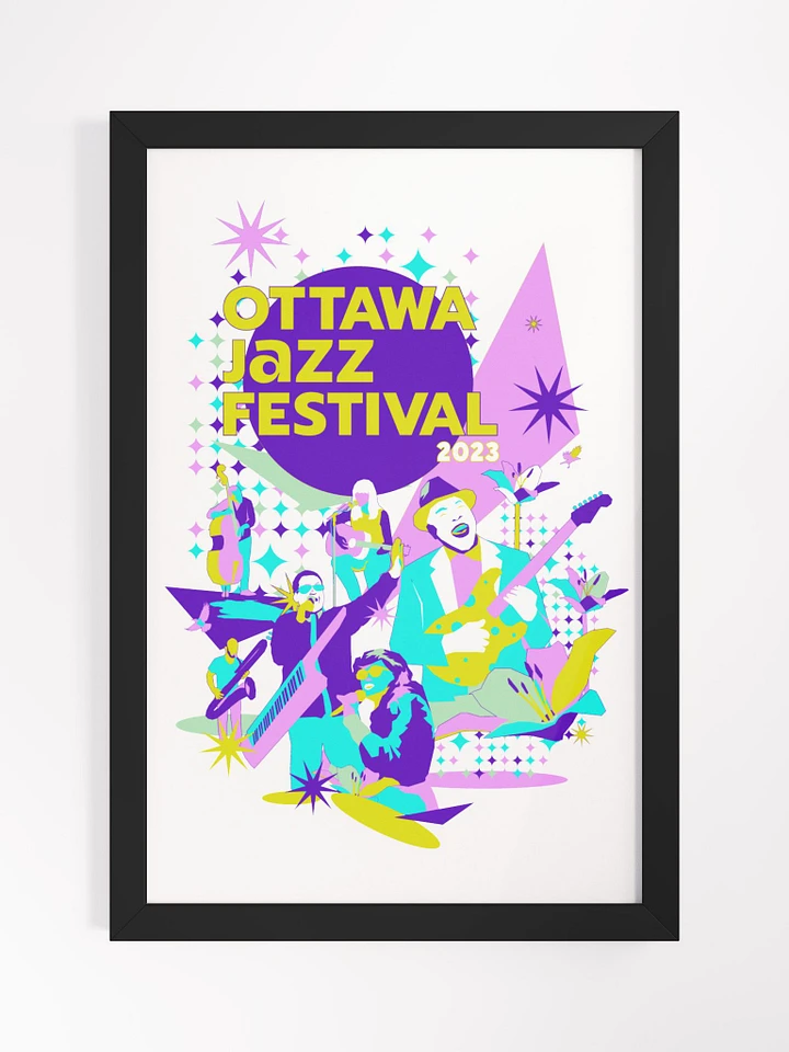 Ottawa Jazz Festival 2023 Framed Logo Art Print product image (1)