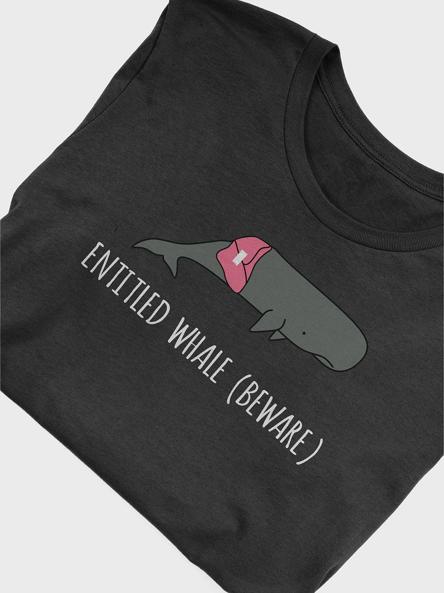 Entitled Whale - Black T-Shirt product image (5)