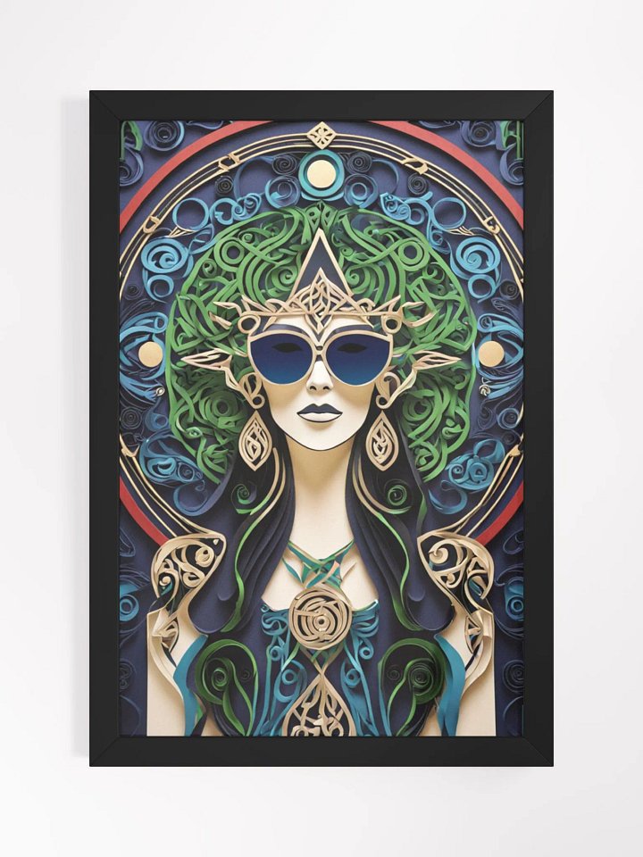 Winter Wiccan 14 - Framed Matte Poster product image (1)