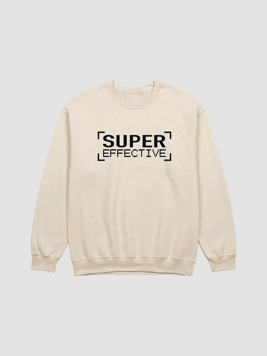 Super Effective Crewneck (Black Text) product image (2)
