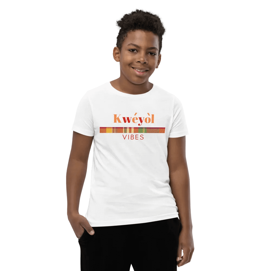 Kwéyòl Vibes Youth T-Shirt product image (91)