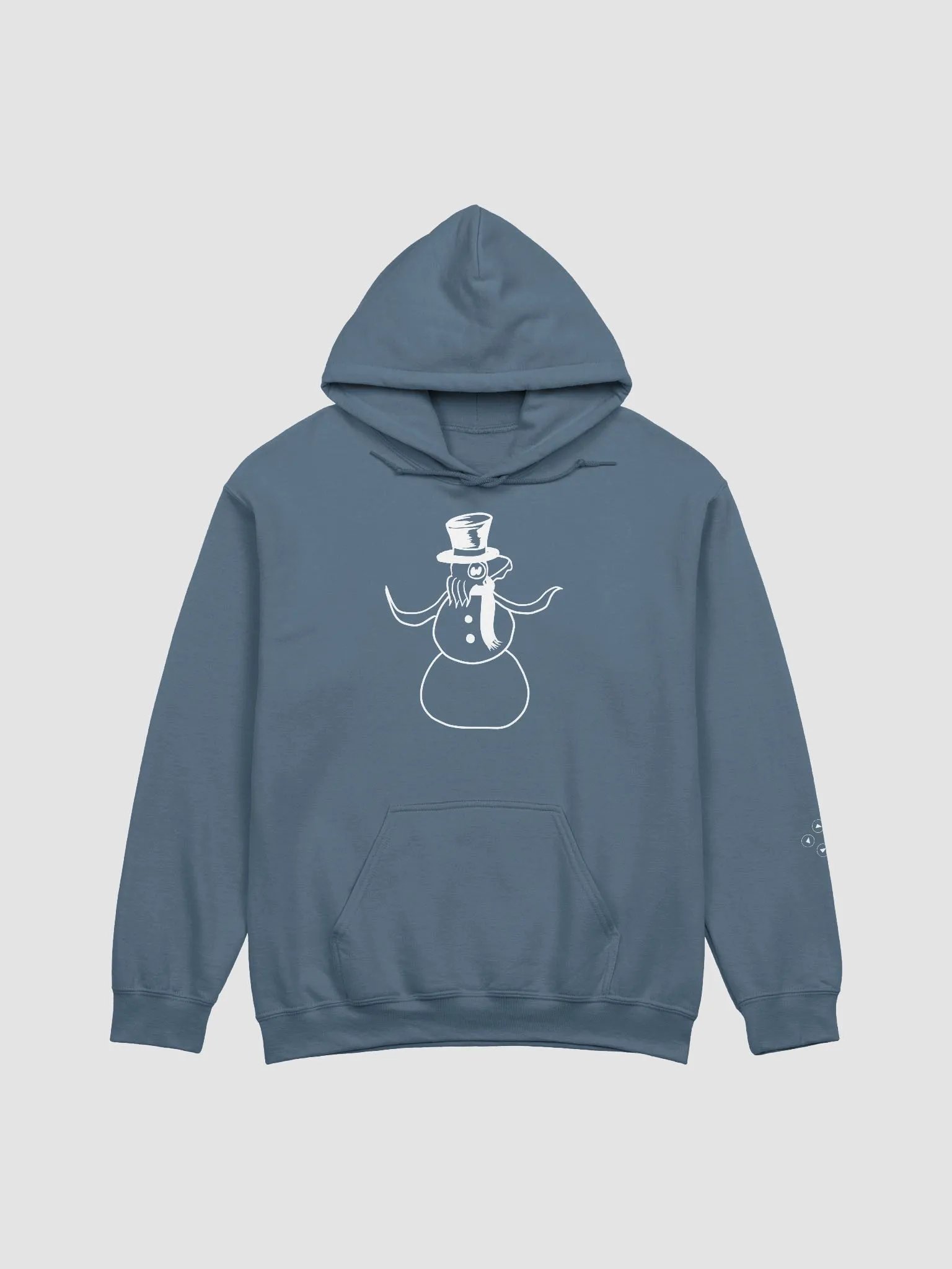 Cuttlefish Snowman Outline Hoodie product image (14)