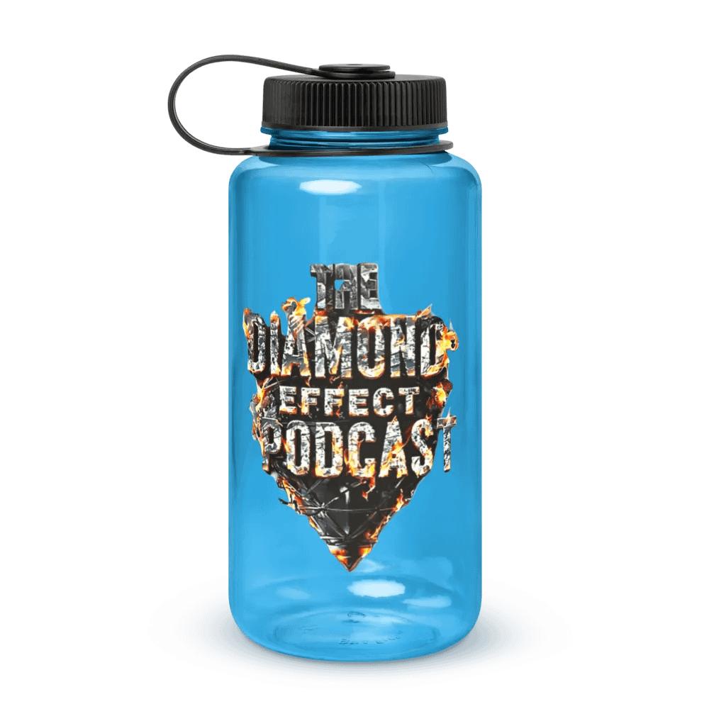The Diamond Effect Wide Mouth Plastic Water Bottle product image (1)