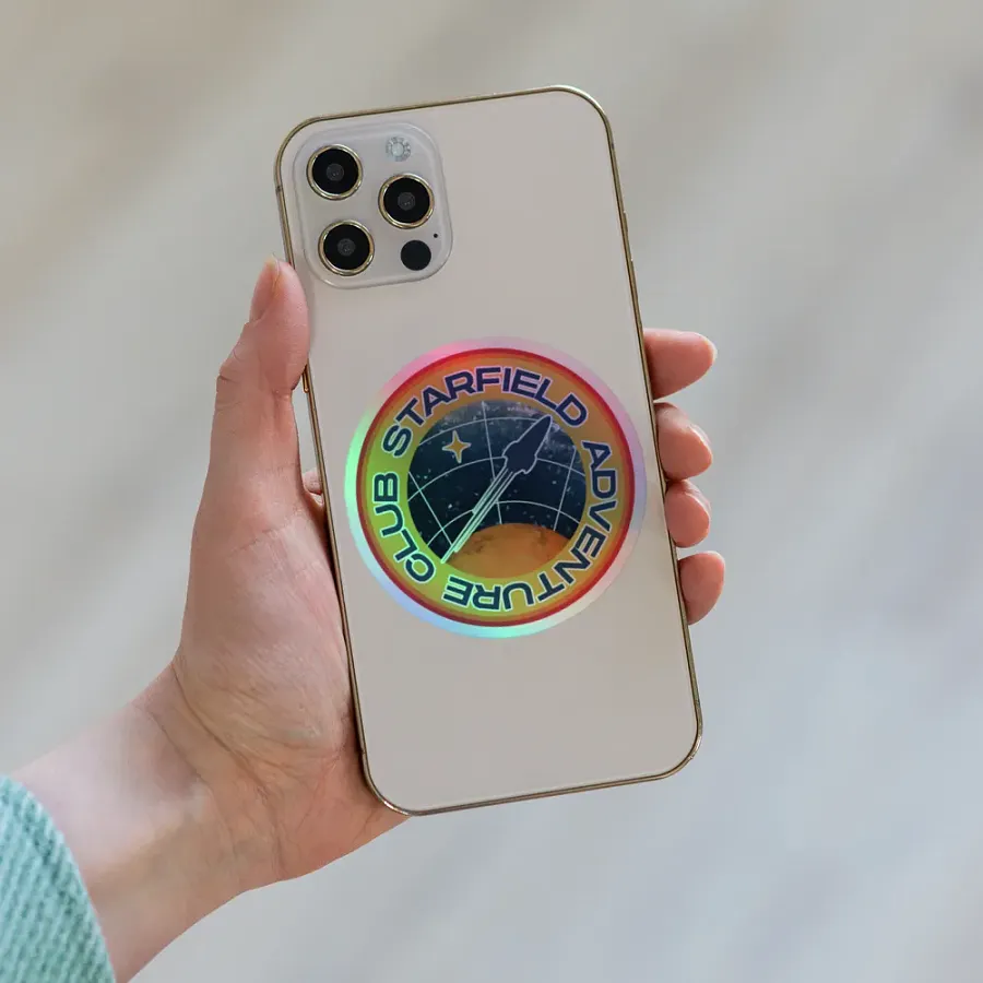 Starfield Adventure Club - Holographic Sticker product image (6)