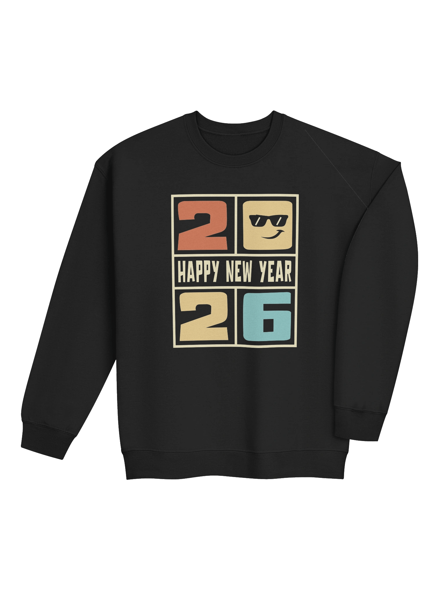 2026 Happy New Year Sunglasses Crewneck | Cozy & Festive product image (3)