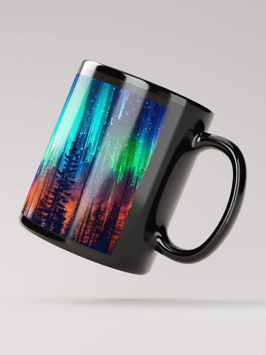 Northern Lights Mosaic Mug – Aurora Borealis product image (2)