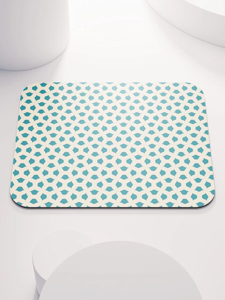 Blue Leaves Mouse Pad product image (2)