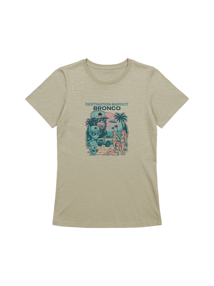 Destination Bigfoot Bronco Legends Of Sunset Best Friends Bella+Canvas Women's Supersoft Relaxed-fit T-Shirt (Multiple Colors Available) product image (11)