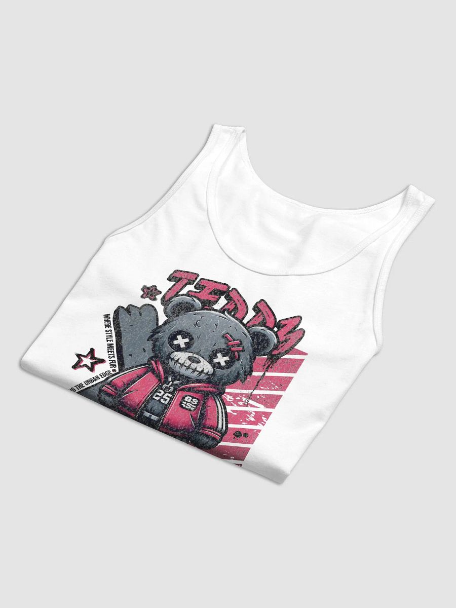 Haunted Teddy Bear | Jersey Tank by Bella+Canvas product image (4)