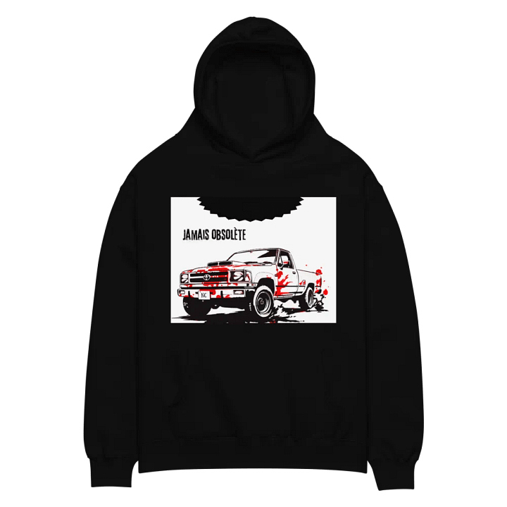 Graphic Red Truck Unisex Hoodie product image (2)